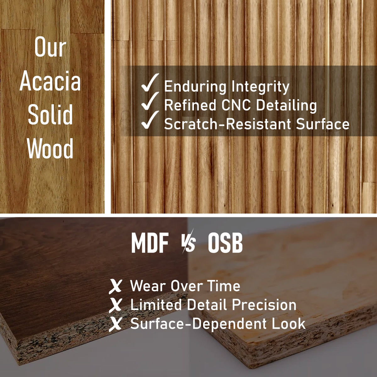 The Bosk Bed | Walnut-Stained Solid Wood