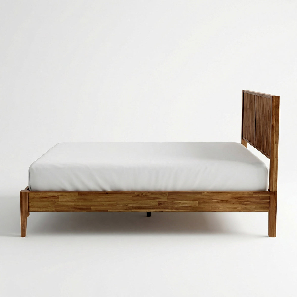 The Bosk Bed | Walnut-Stained Solid Wood