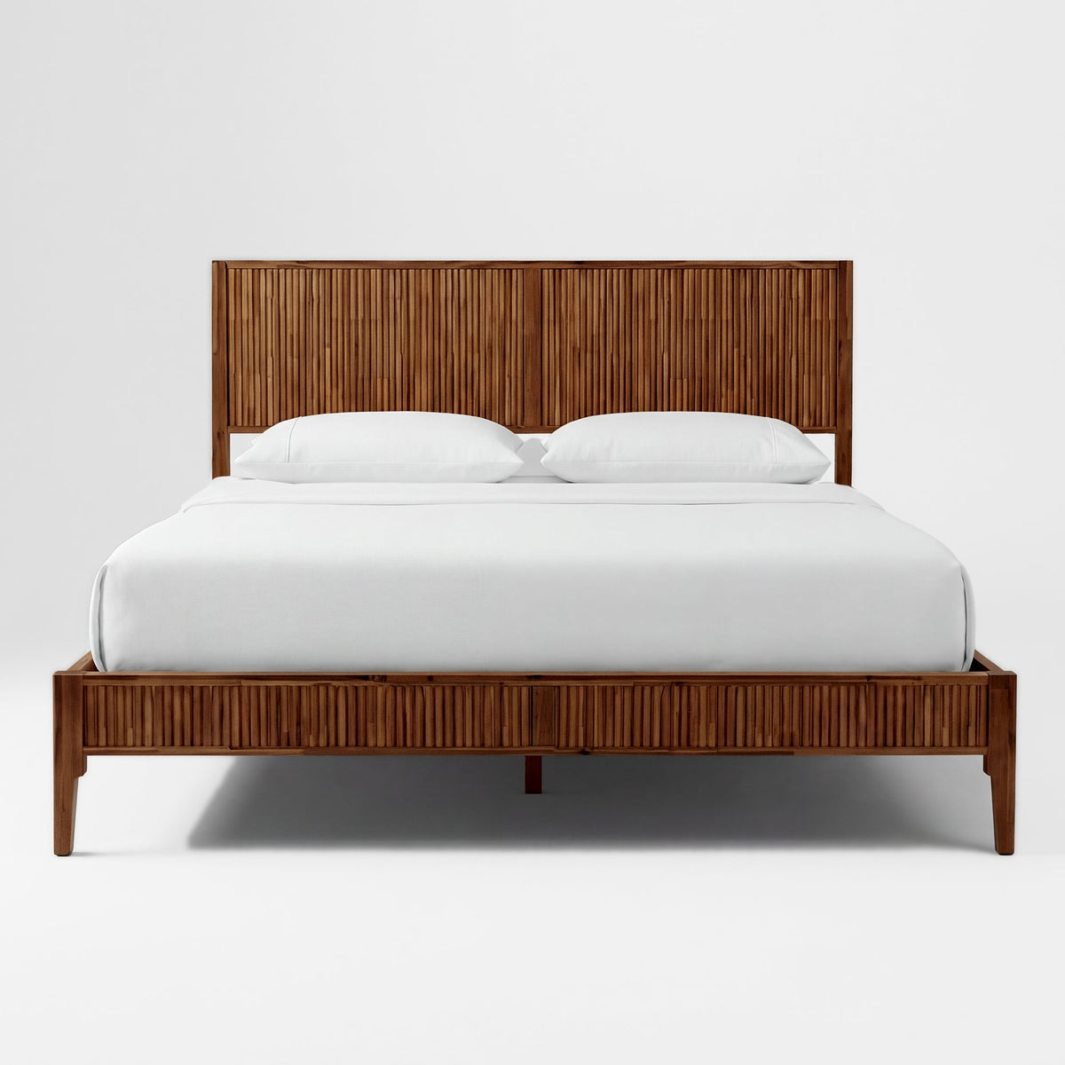 The Bosk Bed | Walnut-Stained Solid Wood