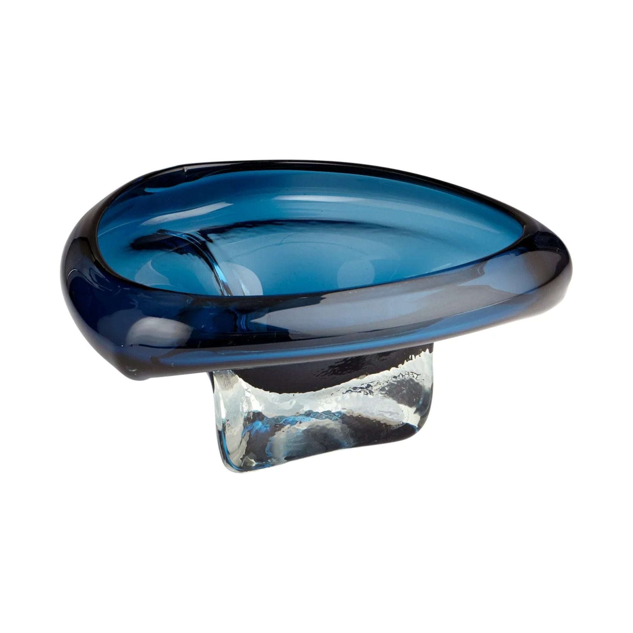 The Lucie Glass Bowl — Cobalt Glass — product view