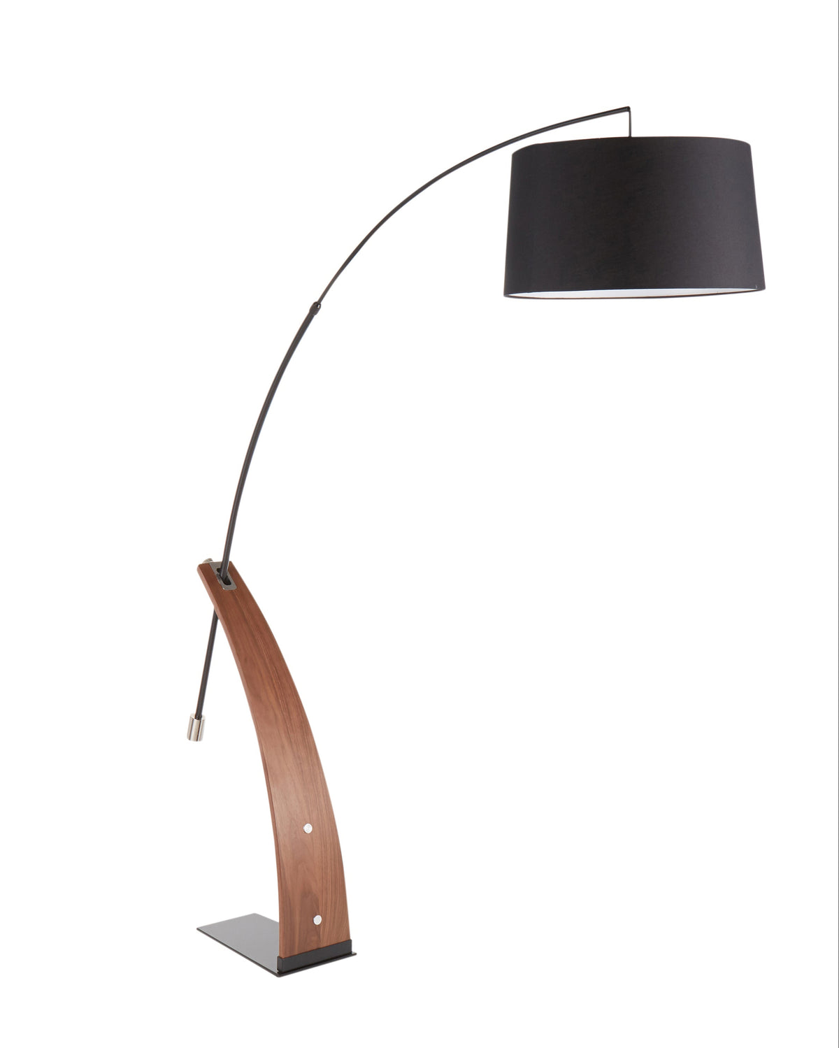 The Éloïse Floor Lamp | Sculptural Walnut Arcs