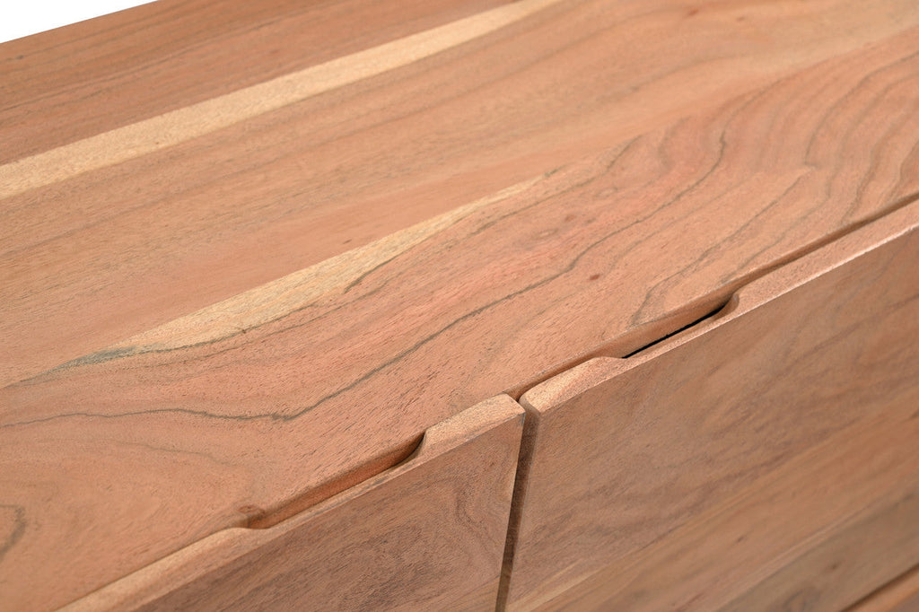The Étienne Sideboard | Live-Edge Acacia & Black Iron