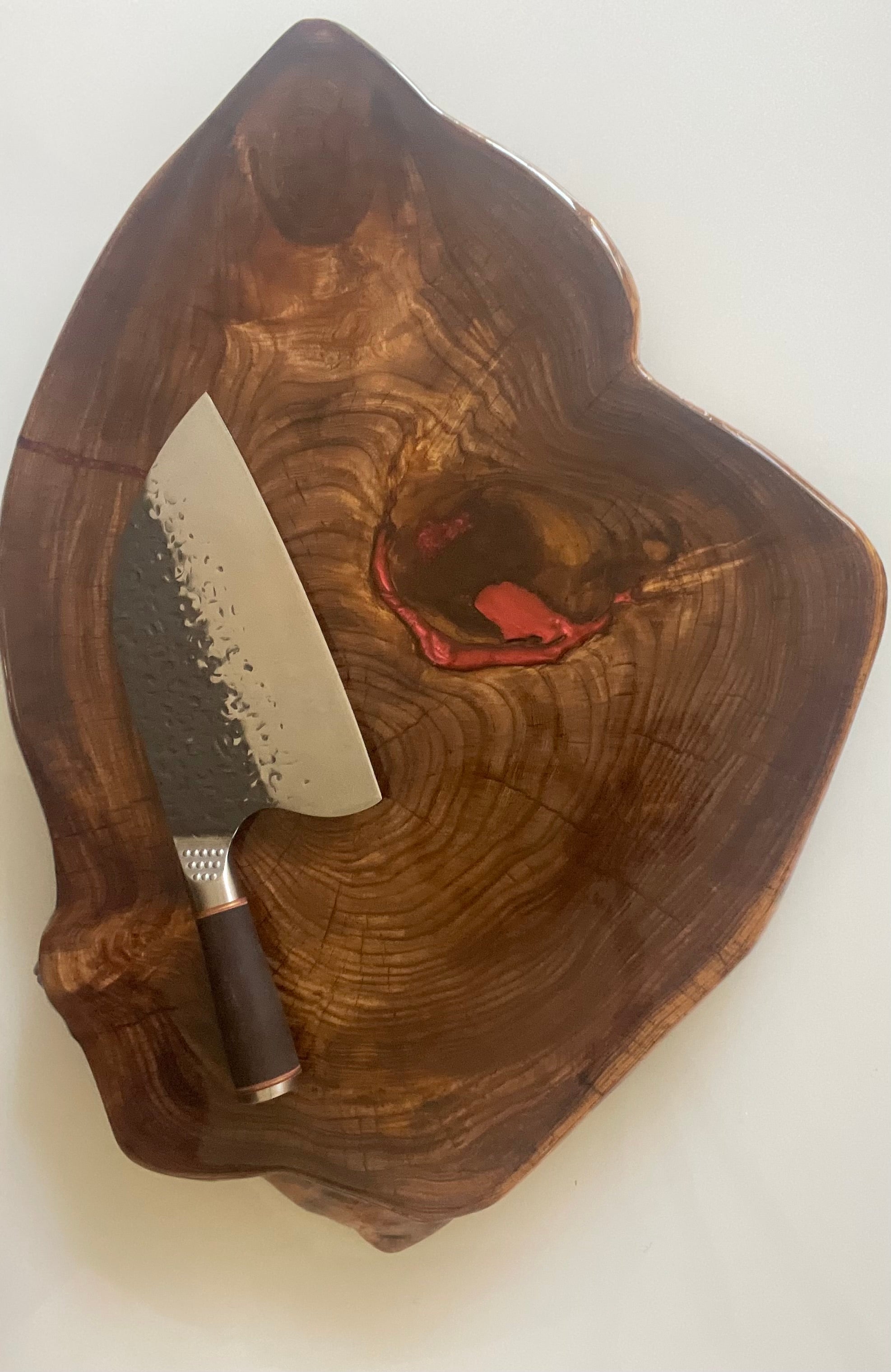 The Rivière Board — Live-Edge Cherry & Resin — riviere board live edge cherry