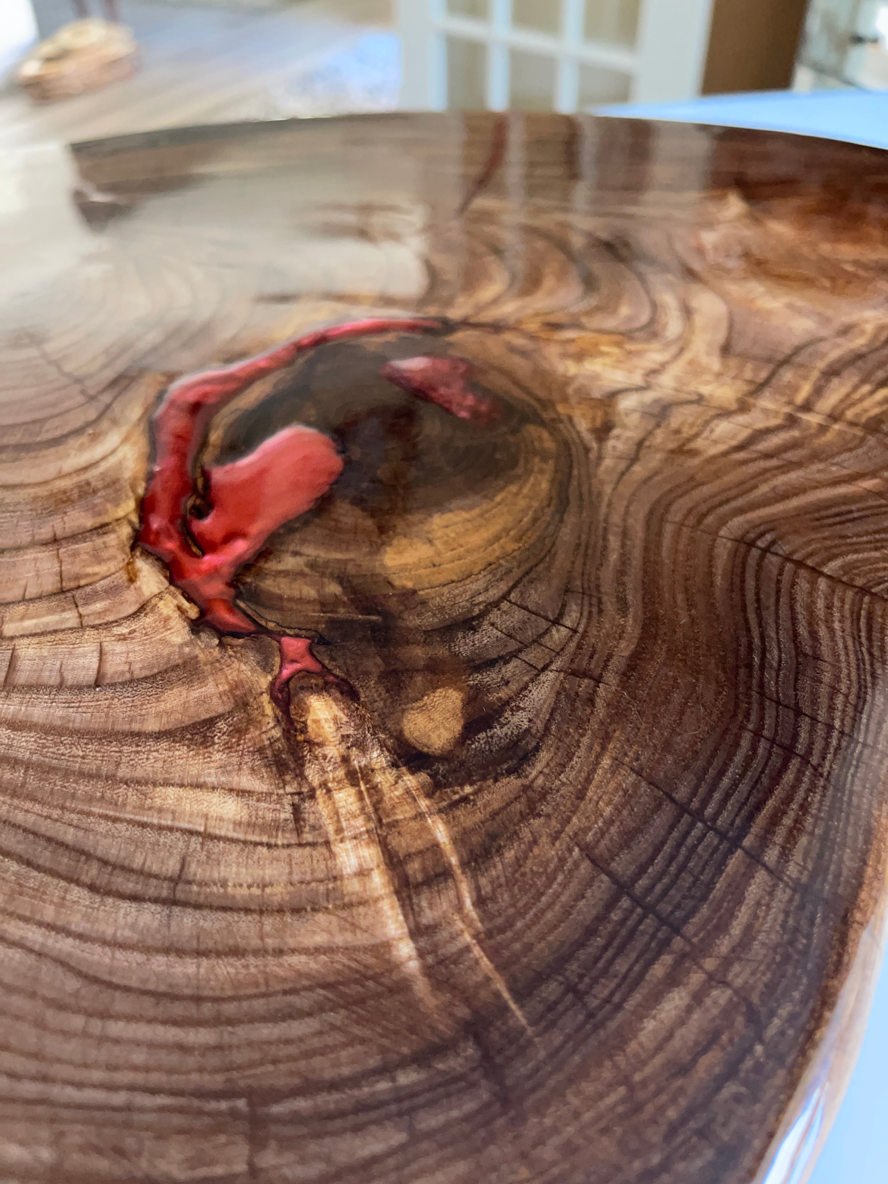 The Rivière Board — Live-Edge Cherry & Resin — riviere board live edge cherry