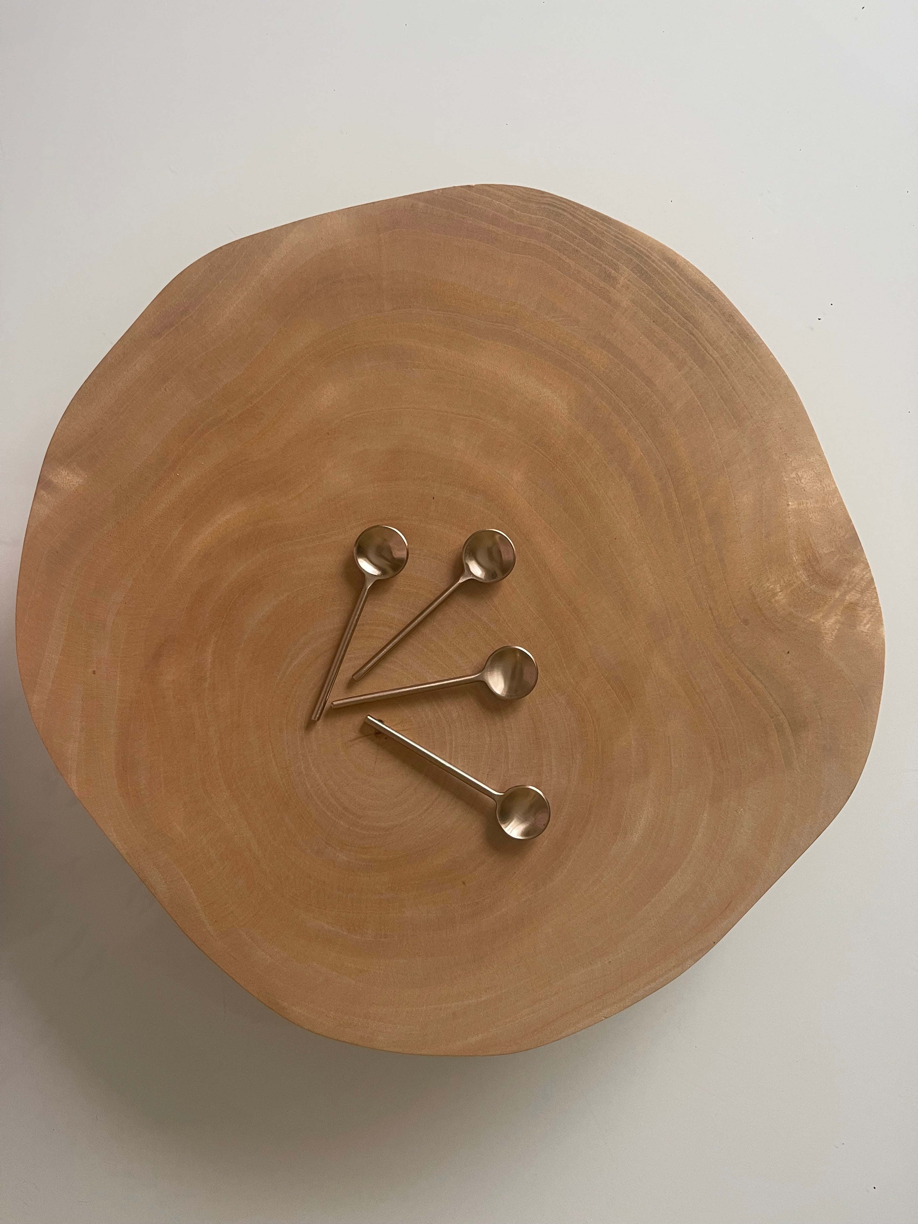The Renée Lazy Susan — Turned Mango Wood — solenne lazy susan turned mango