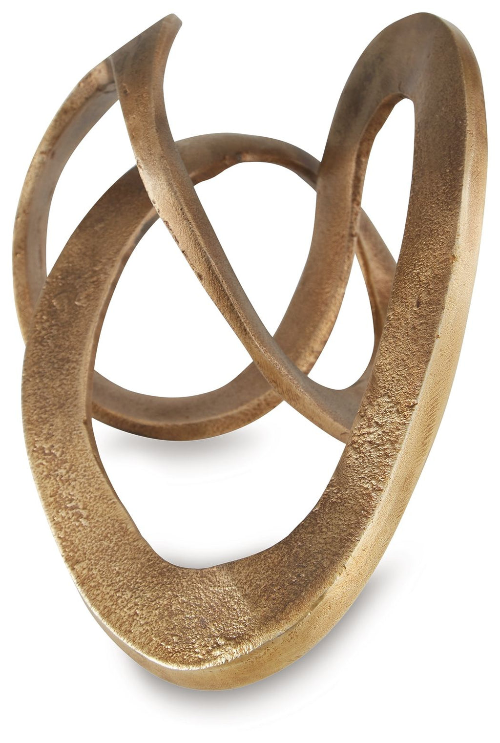 The Liaison Sculpture — Antique Brass Infinity Loop — dcbc jpg
