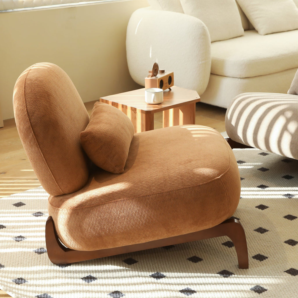 The Raphaël | Sculptural Curves & Warm Wood