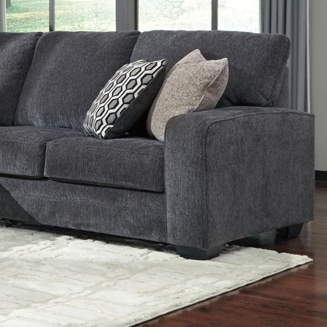 The Lucien Sectional | Slate Deep-Seat Chaise