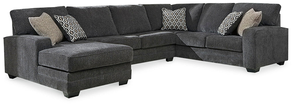 The Lucien Sectional | Slate Deep-Seat Chaise