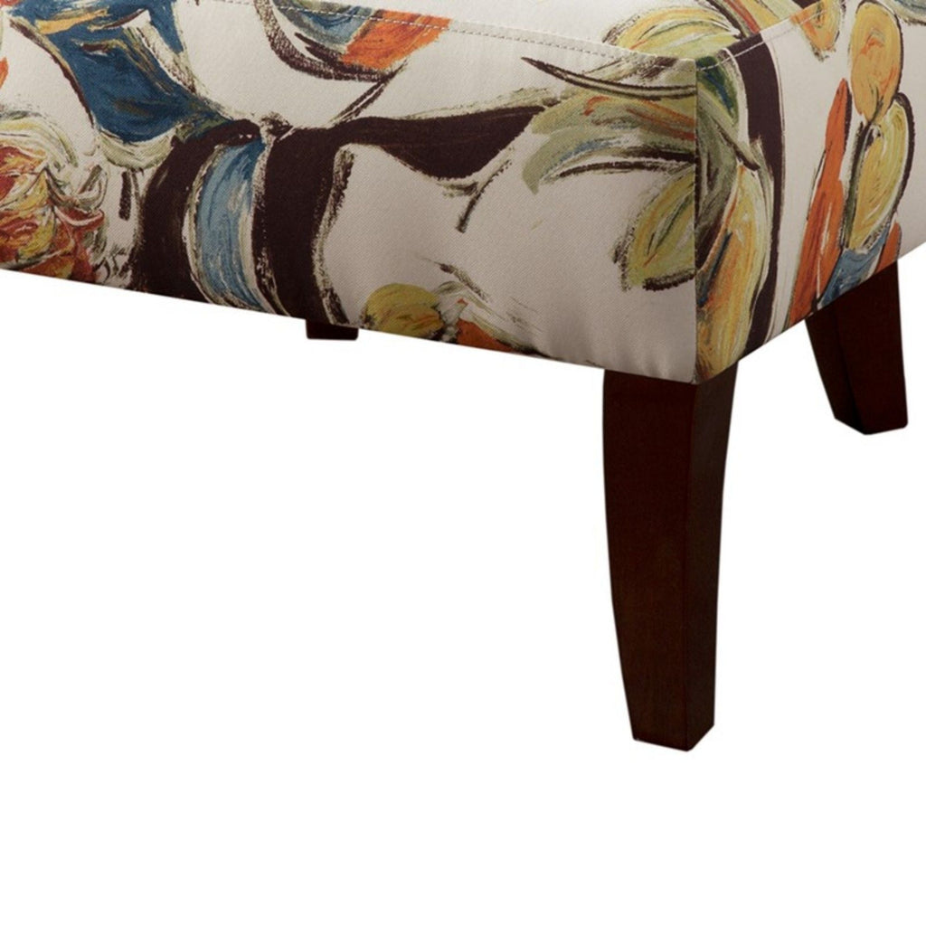 The Élodie Accent Chair | Multicolor Floral Print