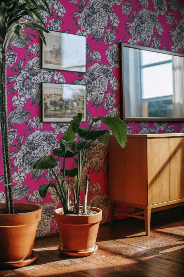 The Vivienne | Fuchsia & Ink Botanical