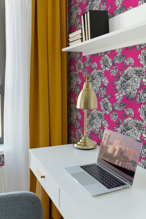 The Vivienne | Fuchsia & Ink Botanical