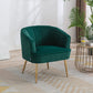 The Verdant Chair | Emerald Velvet & Gold