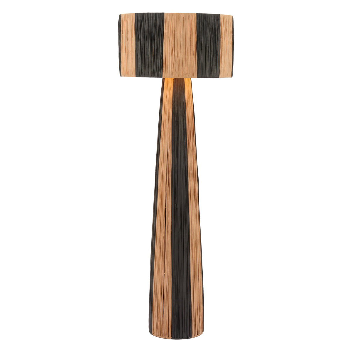 Gala Floor Lamp Black & Natural
