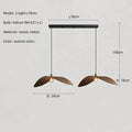 The Noémie Pendant — Walnut — chandelier modern walnut pendant house