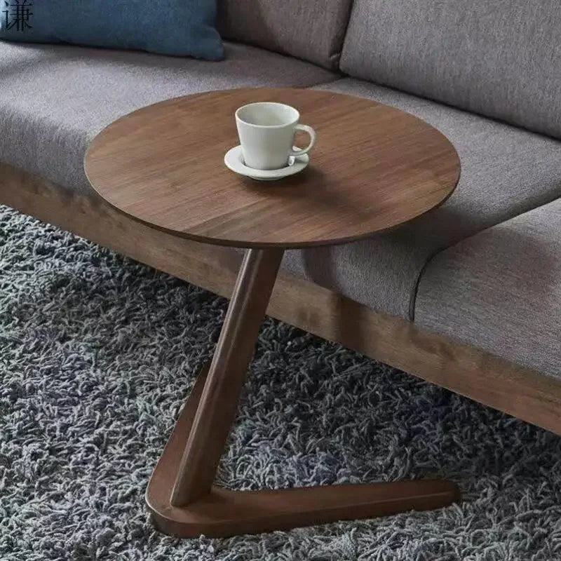 The Amélie Side Table — Warm Wood — coffee table compact wooden small