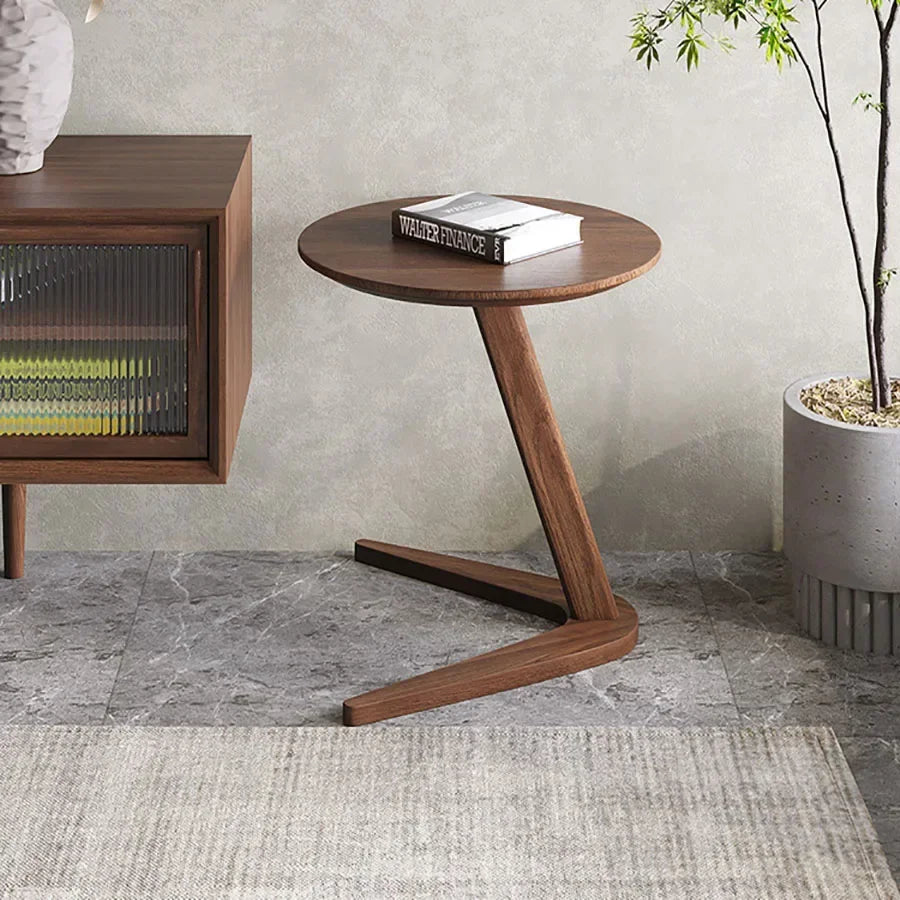 The Amélie Side Table — Warm Wood — coffee table compact wooden small