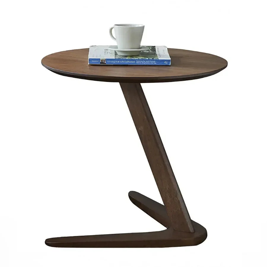The Amélie Side Table — Warm Wood — product view