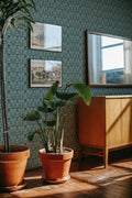 The Corentine Wallpaper — Forest Damask — product view