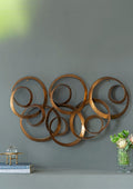 The Valérie Wall Decor — Gilded Ring Sculpture — product view