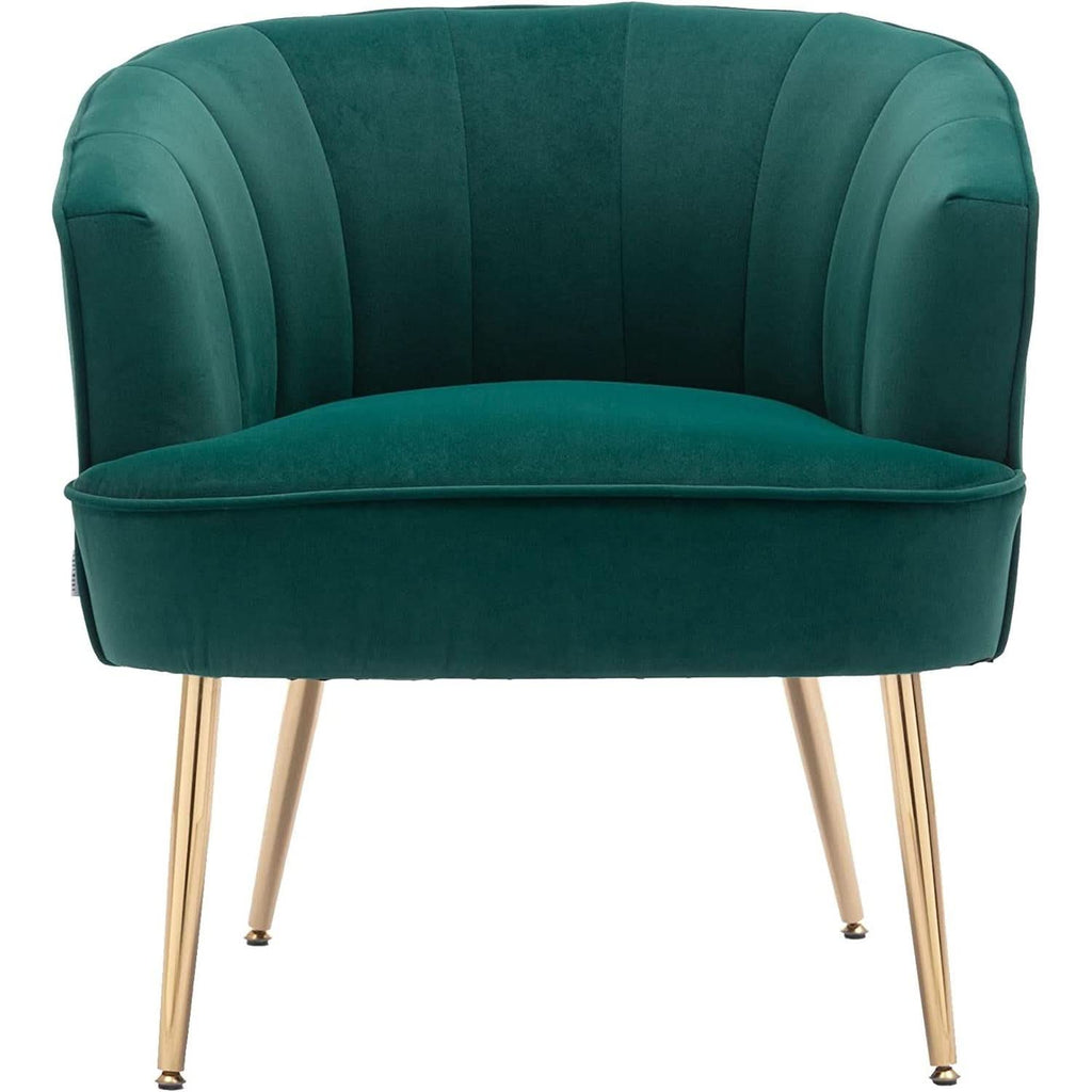 The Verdant Chair | Emerald Velvet & Gold