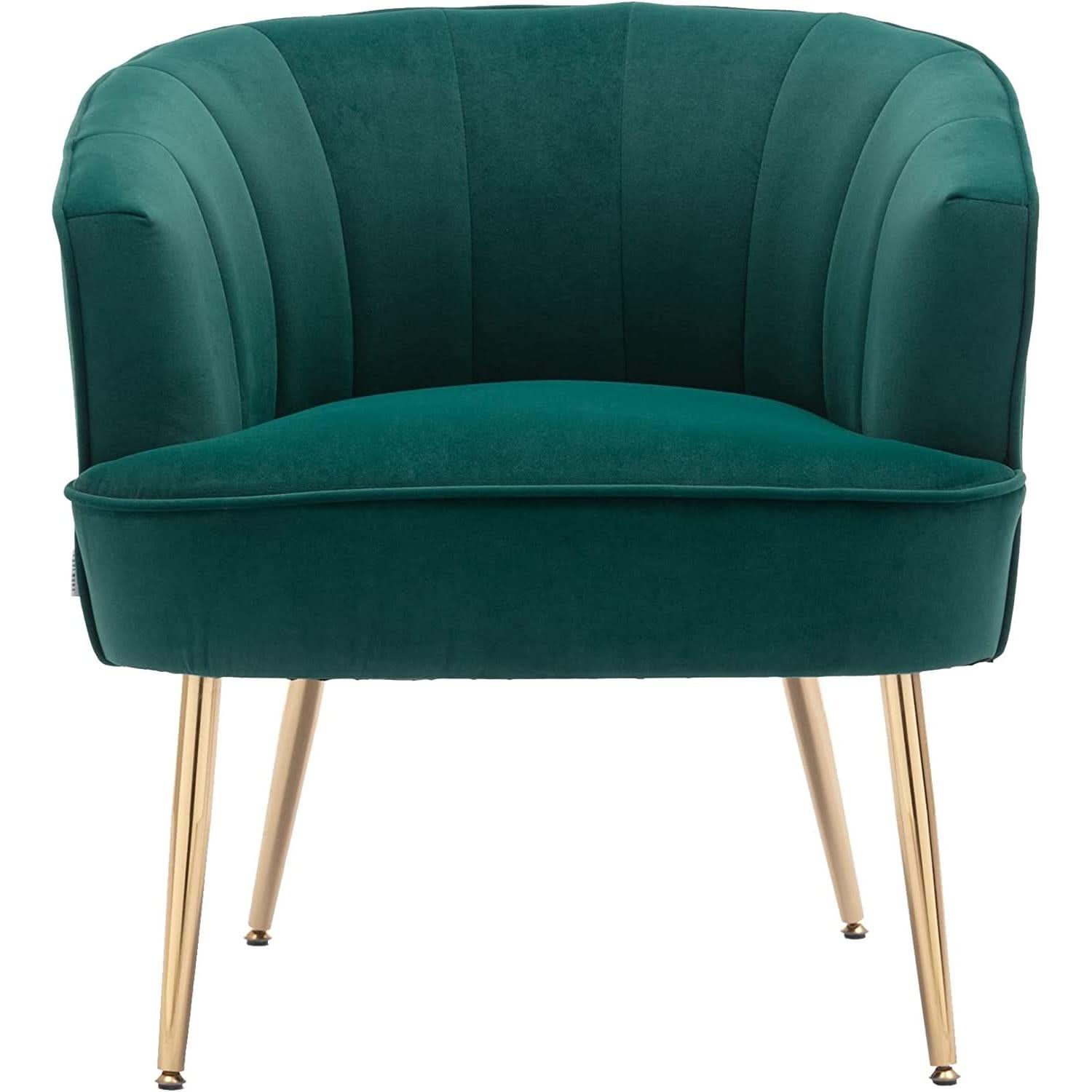The Verdant Chair | Emerald Velvet & Gold