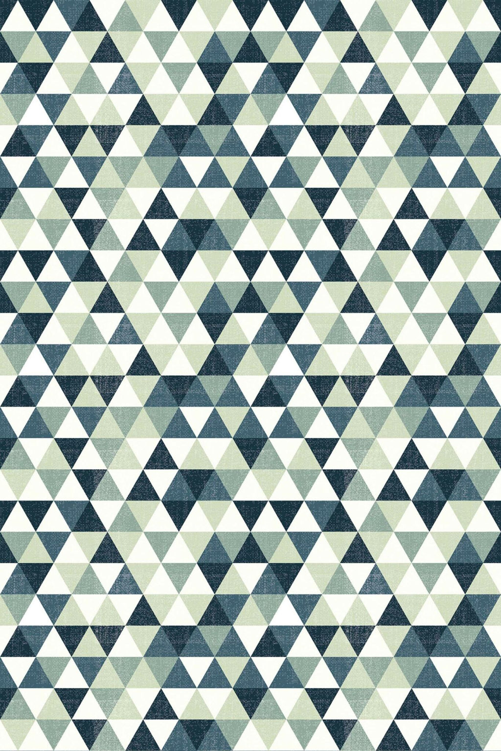 The Amandine Wallpaper — Forest & Slate Mosaic — geogreen canvas non pasted 