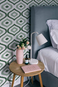 The Ondine Wallpaper — Sage Ikat — product view
