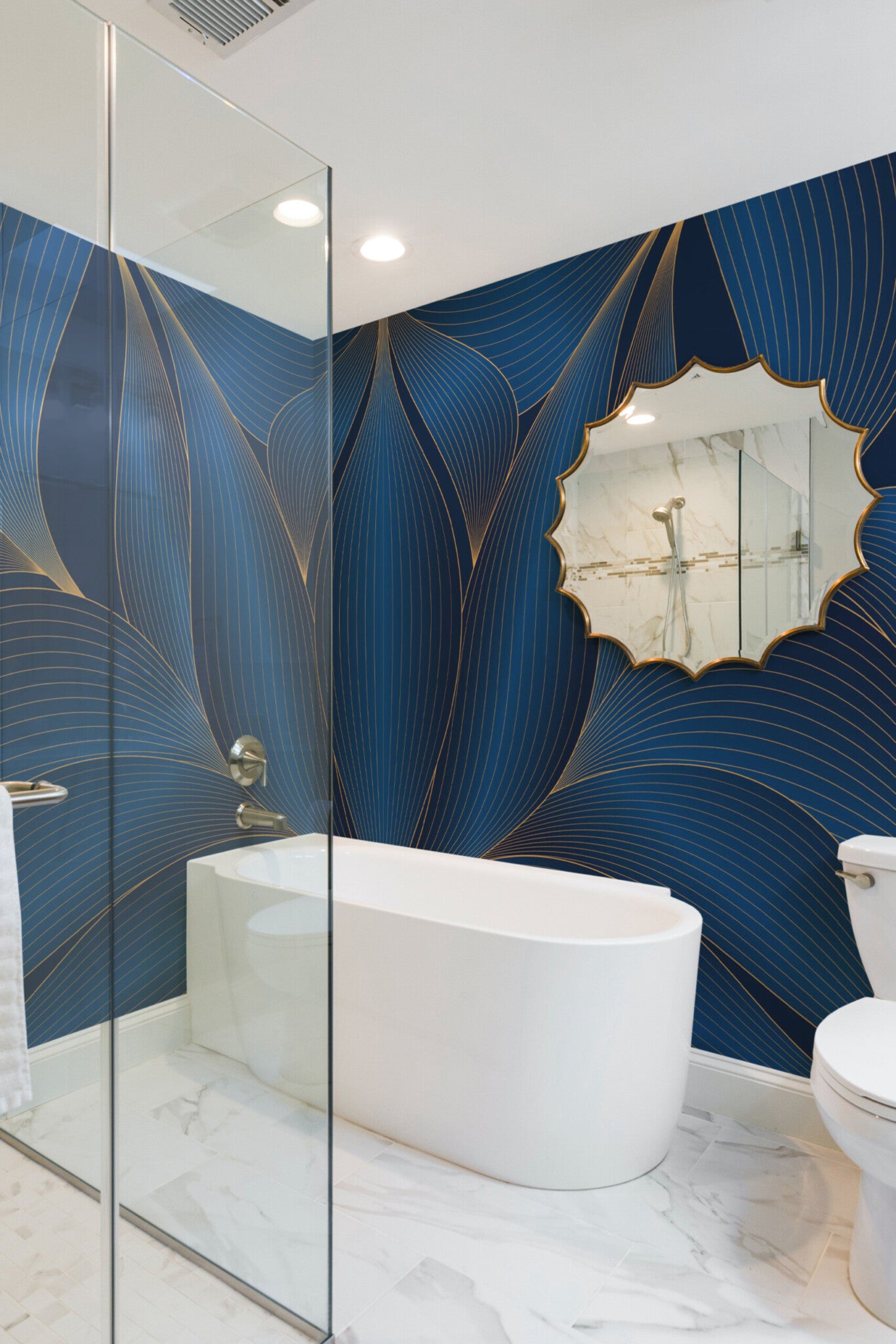 Théodine Mural — Deco Waterlily — product view