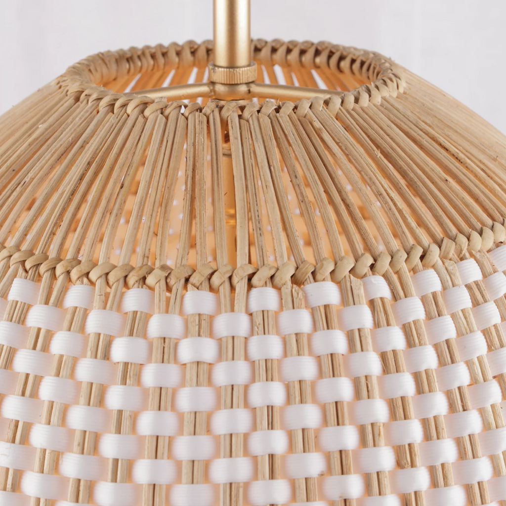 The Zanzibar 3-Light Pendant — Woven Rattan — pen png