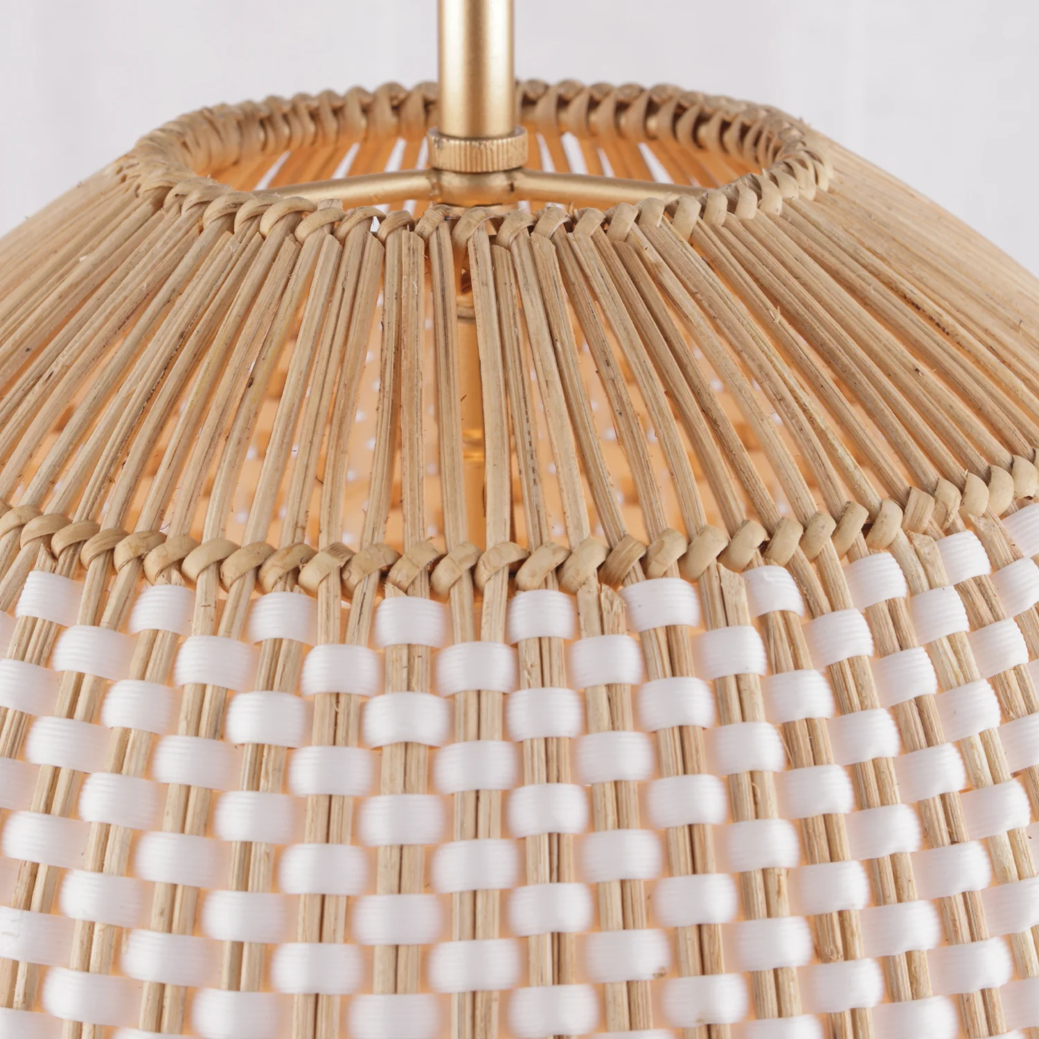 The Zanzibar 3-Light Pendant — Woven Rattan — pen png