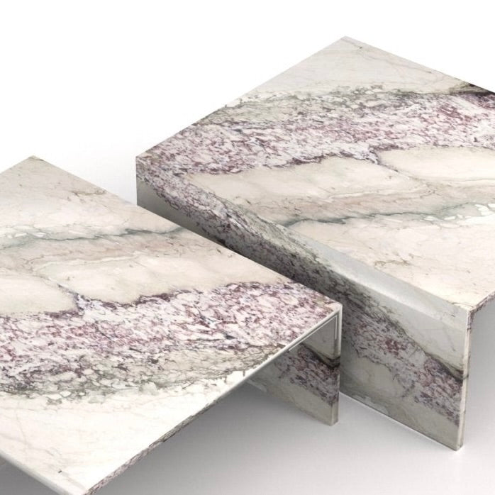 The Pythagoras Tables | Sculptural Marble Pair