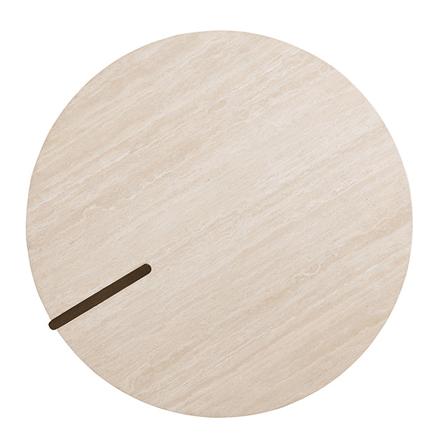 The Odette Coffee Table | Travertine & Oak