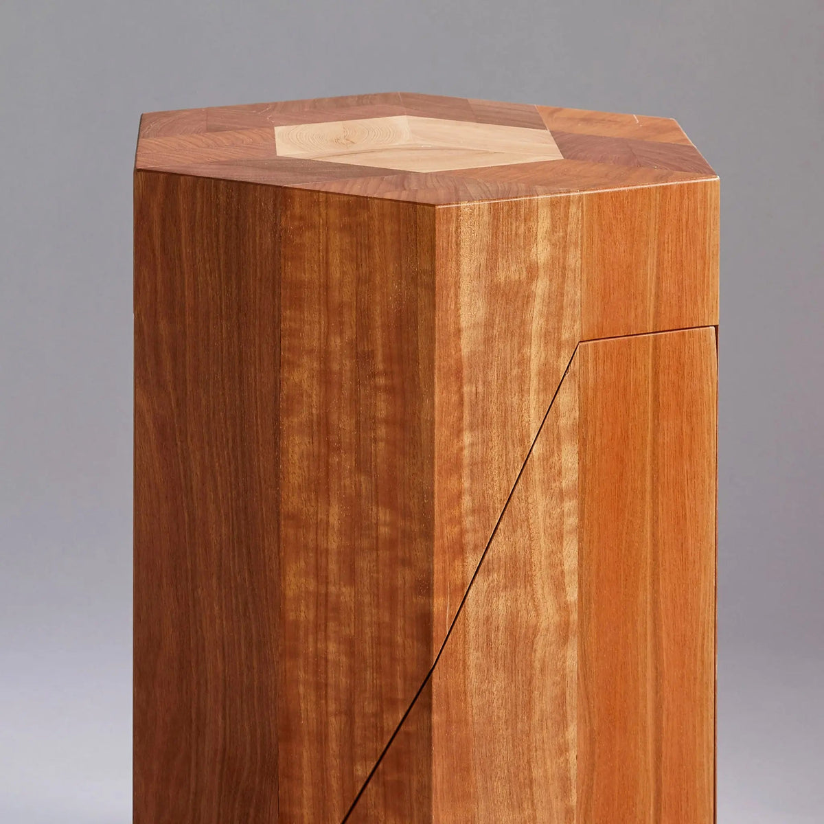 The Yosegi Stool Pair | Japanese Parquetry Wood