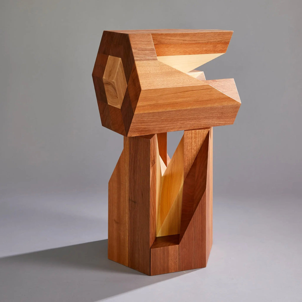 The Yosegi Stool Pair | Japanese Parquetry Wood