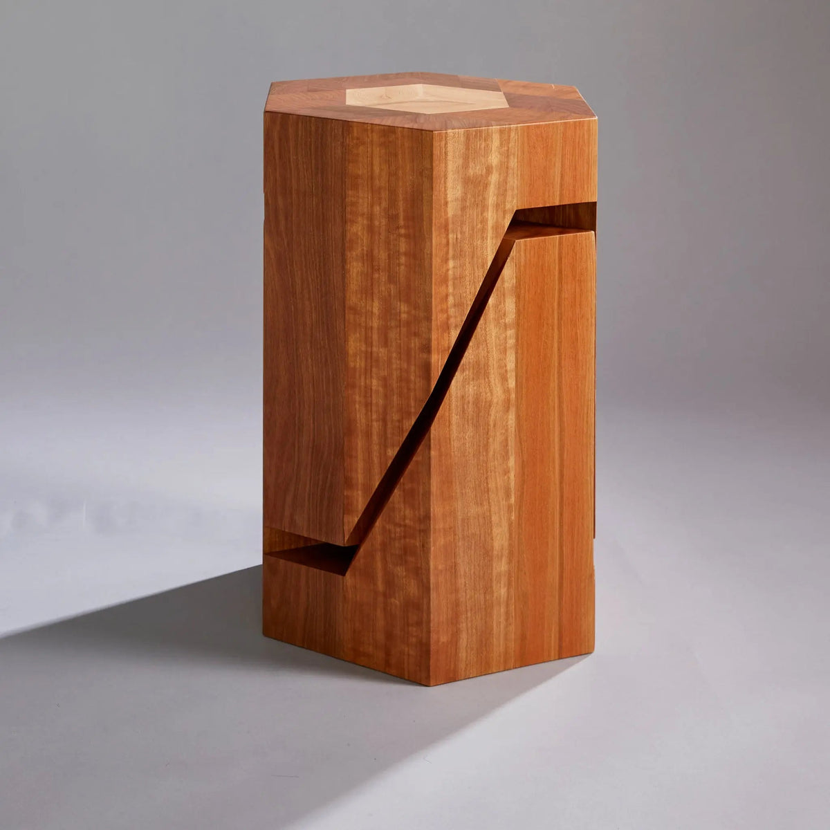 The Yosegi Stool Pair | Japanese Parquetry Wood
